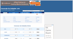 Desktop Screenshot of conversaodeunidades.com